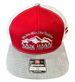 HAT SAN JUAN 3 COLOR MESH