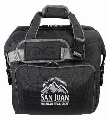 SJMTG BLACK COOLER BAG W/GREY WHT LOGO