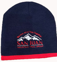 SJMTG BEANIE NAVY RED